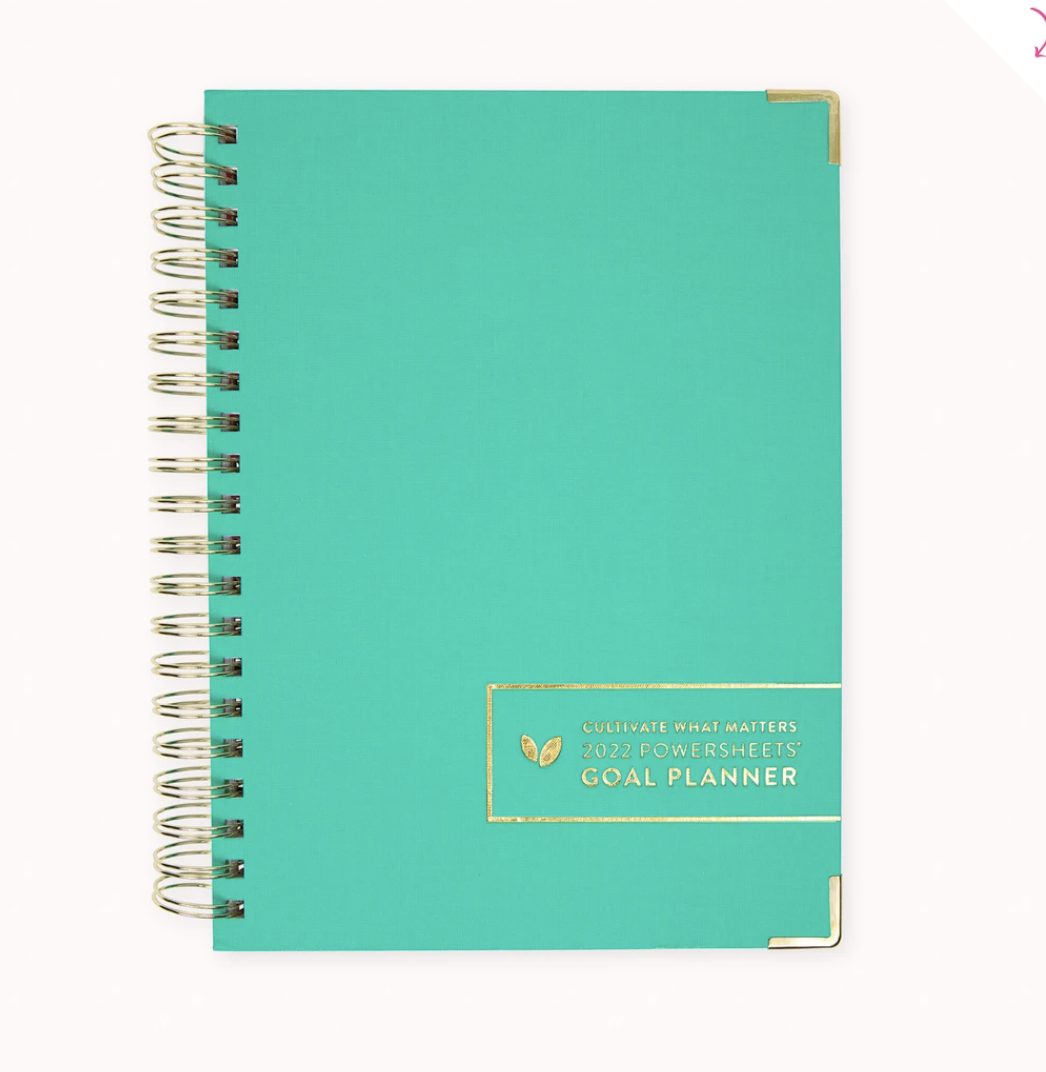set goals with cultivate planner powersheets