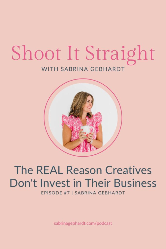 real reason creative entrepreneurs don't invest in their business