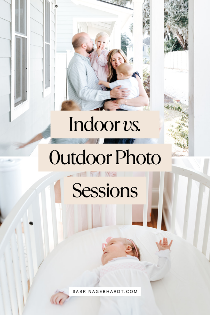 Indoor vs Outdoor sessions