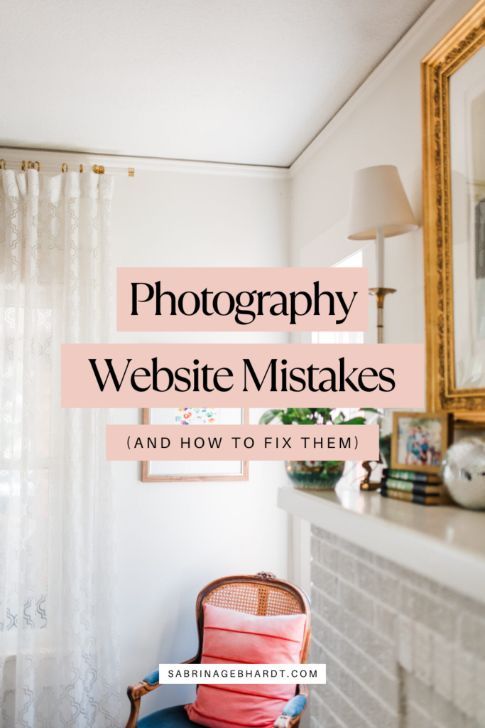 Photography Website Mistakes (and How to Fix Them) 4 Photography website mistakes