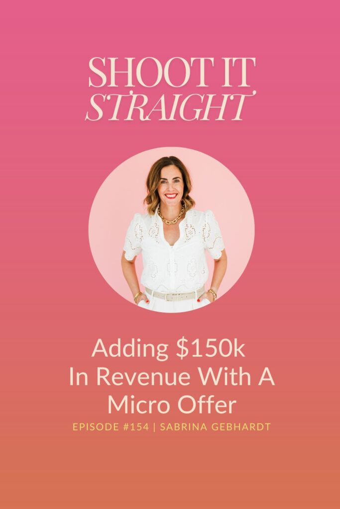 154: Adding $150k In Revenue With A Micro Offer 2 154 pin